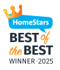 HomeStars Best of the Best Winner 2025 award badge